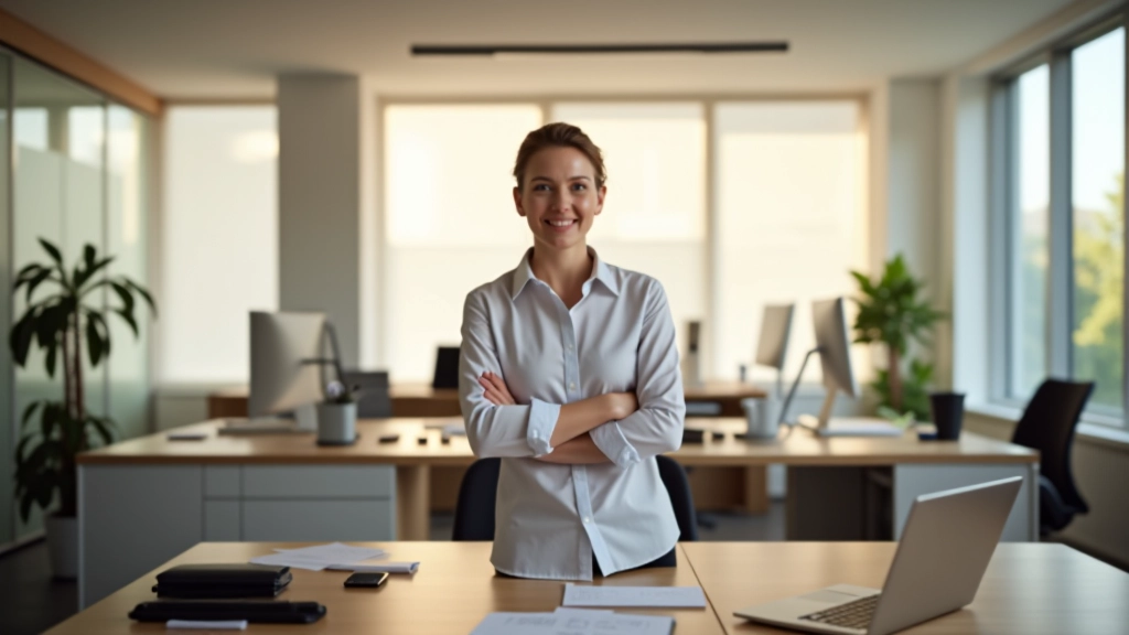 Moderner Arbeitsplatz mit optimiertem Energiemanagement-System